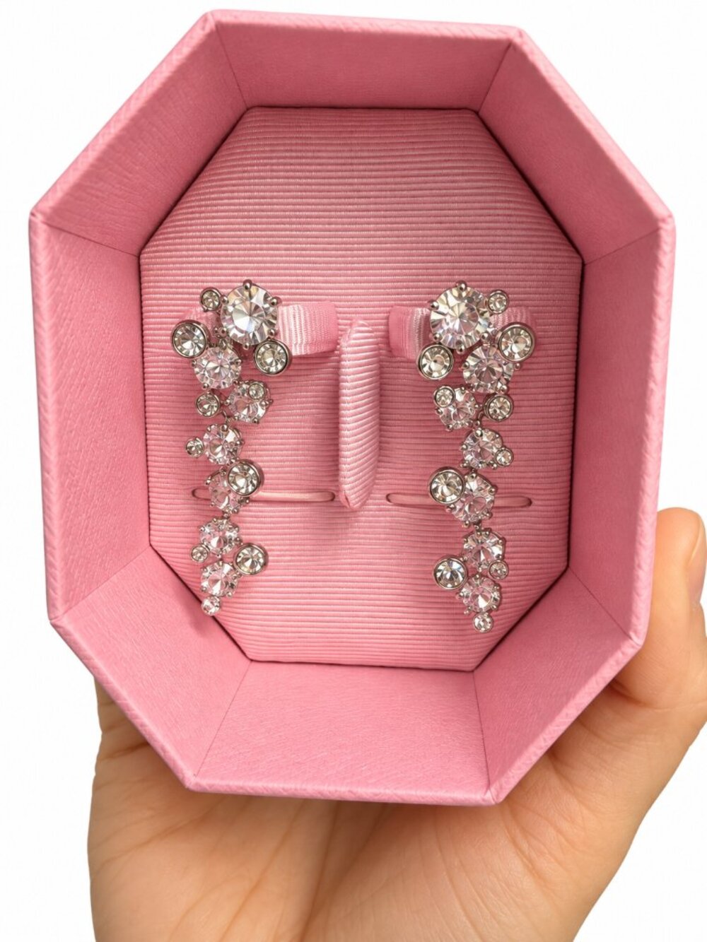 Swarovski Constella Crystal Drop Earrings NIB - Picture 7 of 7